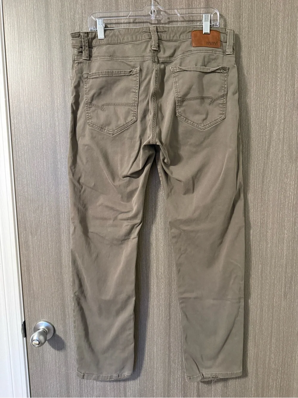 Mavi Men's Olive/Tan Straight Leg Chinos